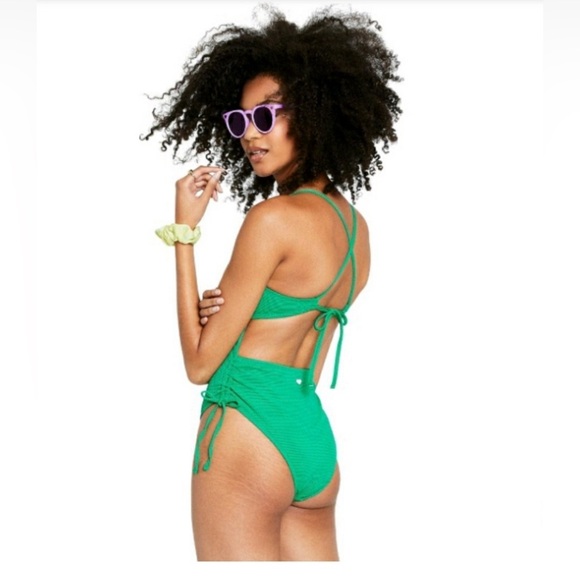 Stoney Clover Lane x Target Women's V-Neck Textured One Piece Swimsuit - Picture 2 of 9